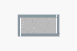Hanah Home Espejo Fume y Blanco 60x120 cm. Diseño elegante y moderno para tu hogar.